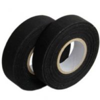 Сатиновая черная текстильная лента 30х400